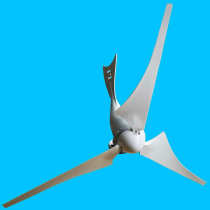 300W micro aluminum wind turbine 12V24V power generation household 220V group wind and wind complementary double 11