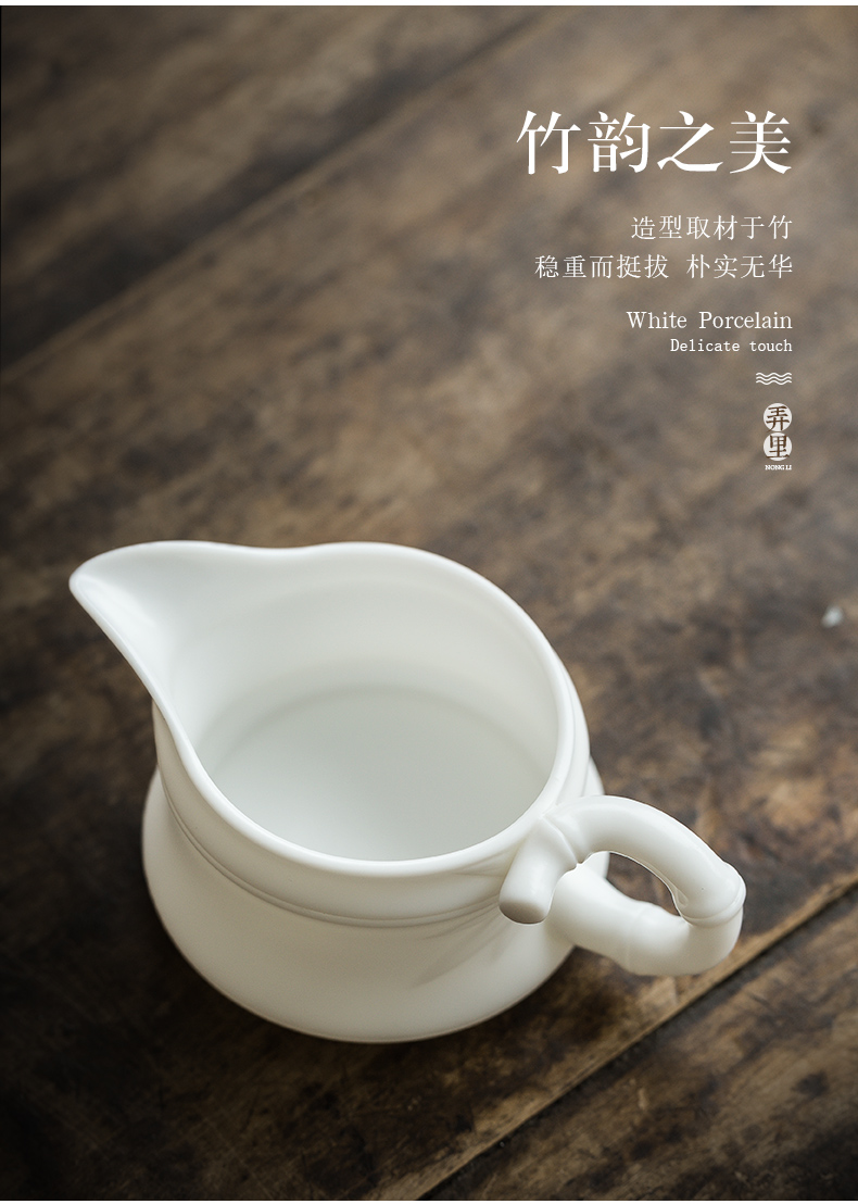 The Get | in dehua white porcelain ceramic fair keller cup against the hot word parts and tea cup and cup tea points)