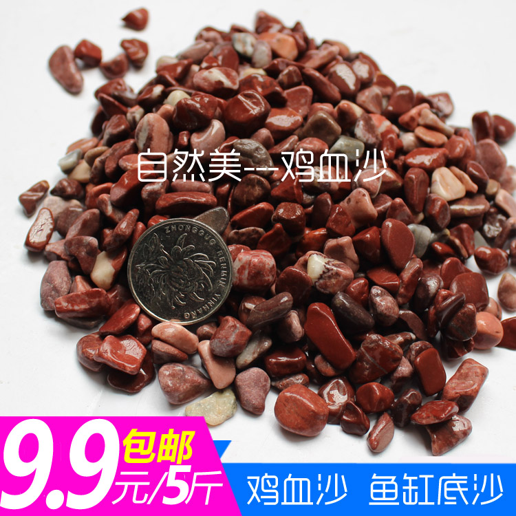 Chicken blood sand natural chicken blood stone fish tank aquarium aquarium parrot luohan fish seductive bottom sand turtle tank bottom sand