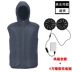 Làm mát mùa hè vest nữ quần áo có quạt điều hòa quần áo sạc vest lạnh chống nắng quần áo công sở quần áo nam quạt điều hòa lắp áo 