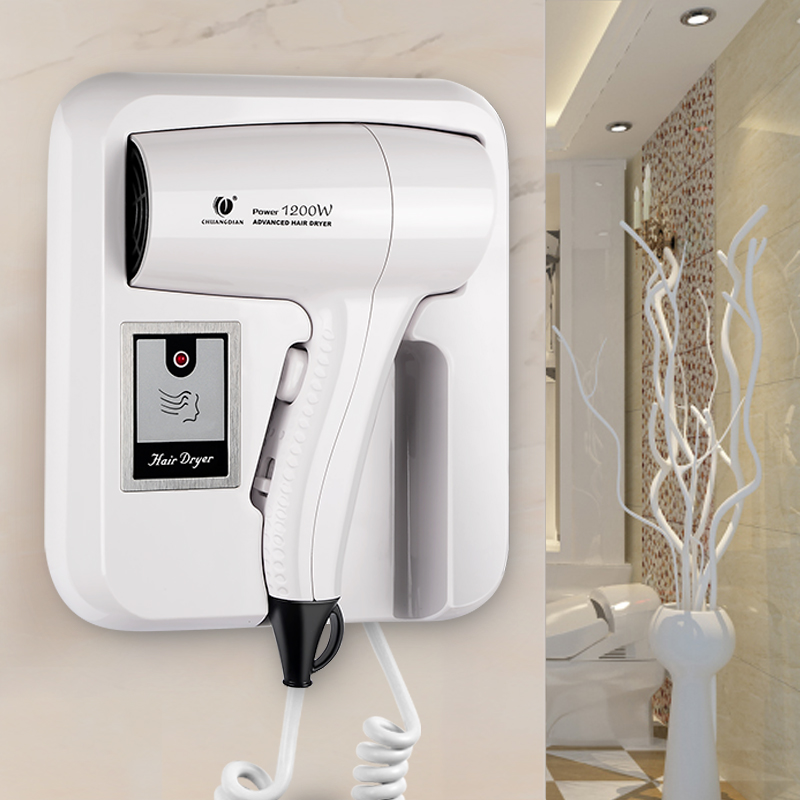 Bosalang Hotel bathroom wall-mounted hair dryer Household wall-mounted hair dryer Wall-mounted hair dryer