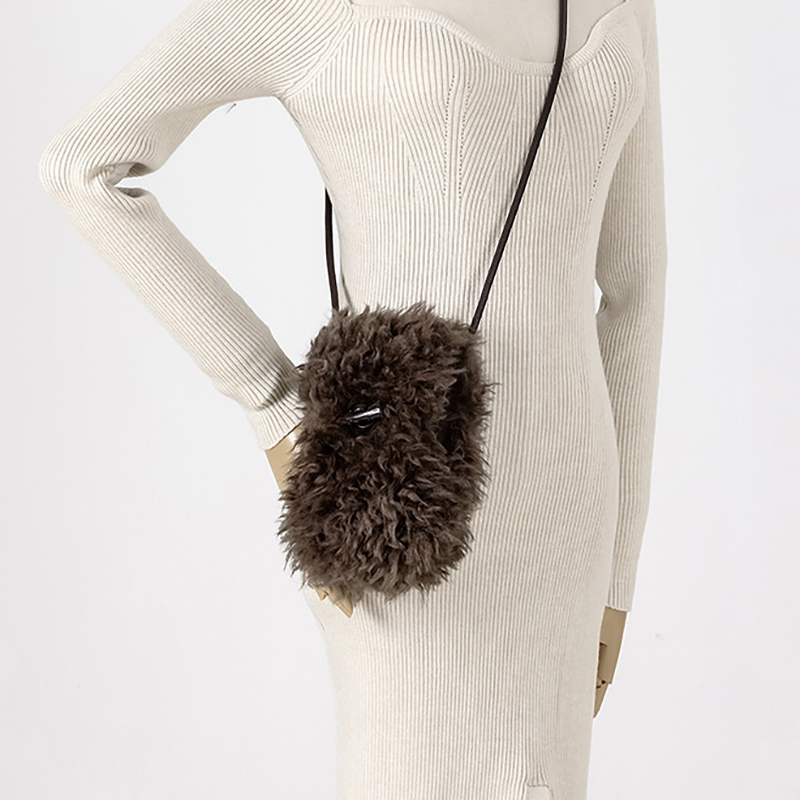 Teddy Fur Small Bag, Lamb Wool Women's Bag, Plush Shoulder Bag, Flap Crossbody Phone Bag, New Winter Furry Bag Teddy Fur Small Bag, Lamb Wool Women's Bag, Plush Shoulder Bag, Flap Crossbody Phone Bag, New Winter Furry Bag