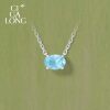 New product purchase coupons CIGALONG Long Zijia Shuangfeiyan Topaz Necklace Citrine Ring Jewelry