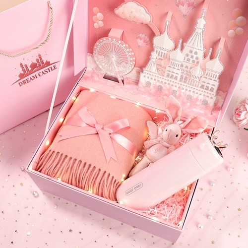 Креативный высококлассный зимний изысканный шарф для друга на день Святого Валентина, подарок на день рождения