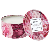 United States Import Volume SPA Rose Series metal cans scented wax Coconut Wax for Sleeping Gifts