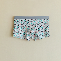 3-pack mens underwear mens boxer underwear ice silk underwear breathable youth personality Tide mens boxer shorts head