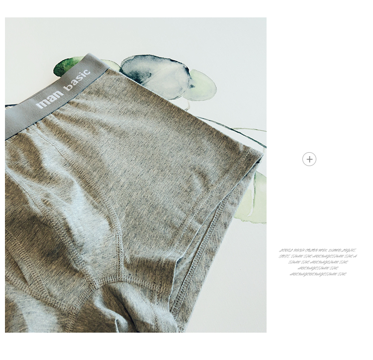 Đồ lót nam Cotton Thanh niên Eo thấp Slim Thoải mái Tóm tắt Boxer Quần thể thao thoáng khí Quần góc quần ren ngắn gợi cảm