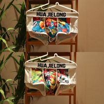 3-Piece mens underwear cotton stretch comfortable sweat-absorbing low-waist cartoon sexy mens boxer pants four-corner shorts head