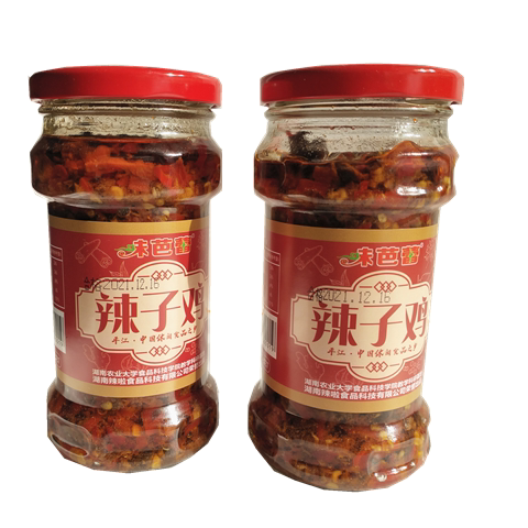 Taste Ballet spicy chicken bum 280 gr * 2 bottles of savory spicy chili chicken leftover chili sauce Hunan spicy