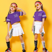 Children Jazz Dance Performance Clothing Girl Hip Hop Street Dance Suit Toddlers Cheerleading bodysuit aerobatheads