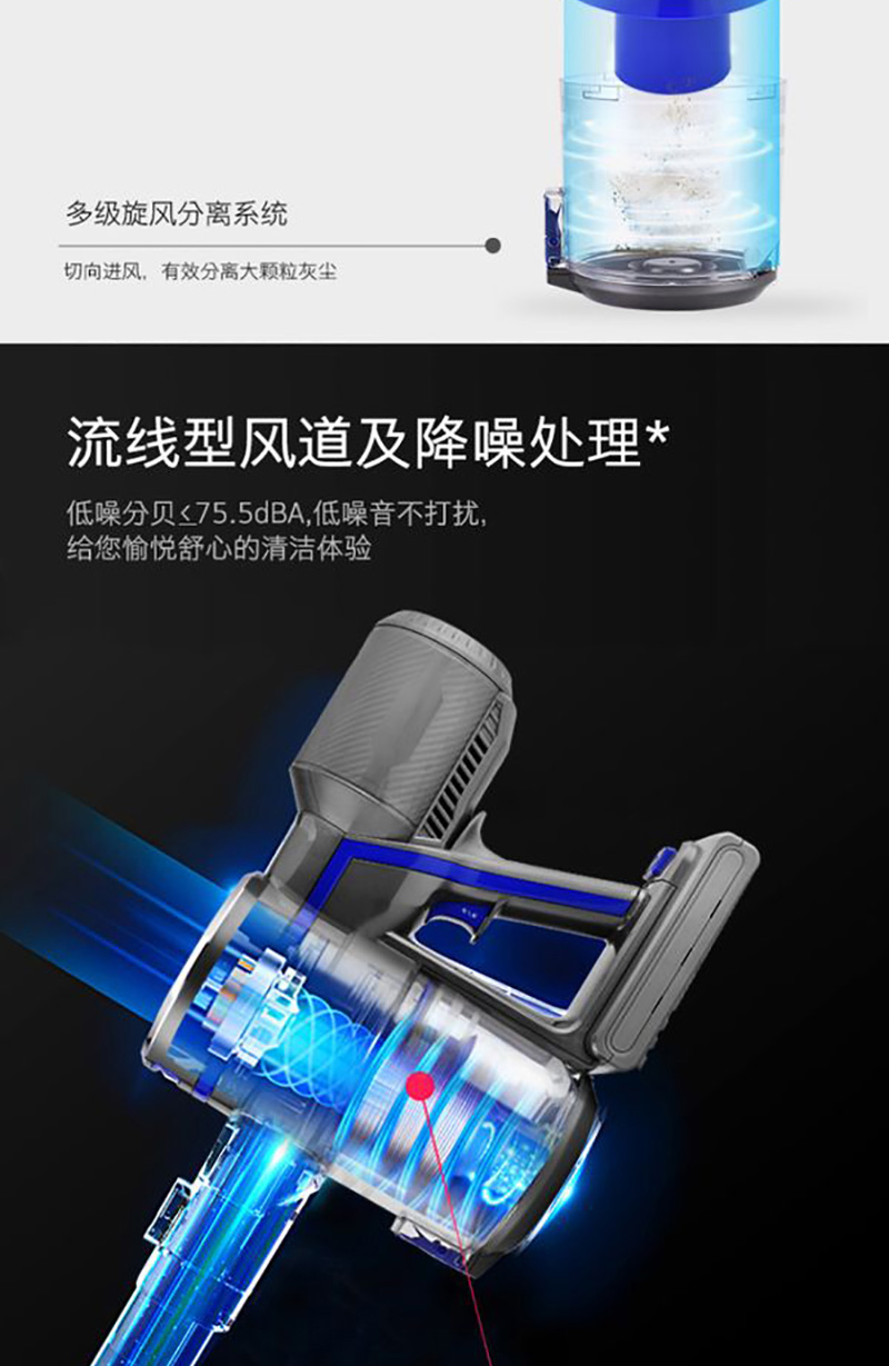 Máy hút bụi không dây Whirlpool P8 của Mỹ nhà mạnh mẽ cầm tay im lặng sạc sạc - Máy hút bụi robot hút bụi xiaomi gen 2