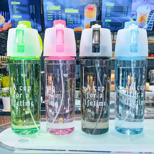 Спрей, детская пластиковая спортивная бутылка для спортзала, делается под заказ, с печатью вашего логотипа, популярно в интернете