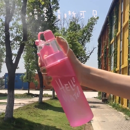 Вместительный и большой пластиковый спрей для спортзала, креативный трендовый чайник, защита при падении