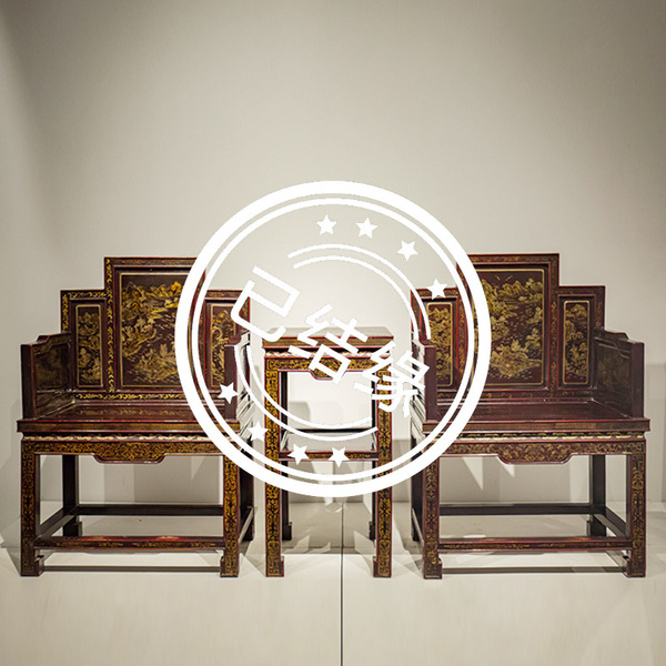 ( уже Завершить) Китайская боль план в золоте родник цветы принт Taishi Chair Antique мебель чайный стол гостиная мебель