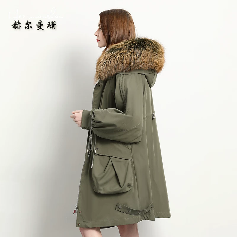 Герман солн Winter removable liner, jacket, mid-length, oversize, plus size