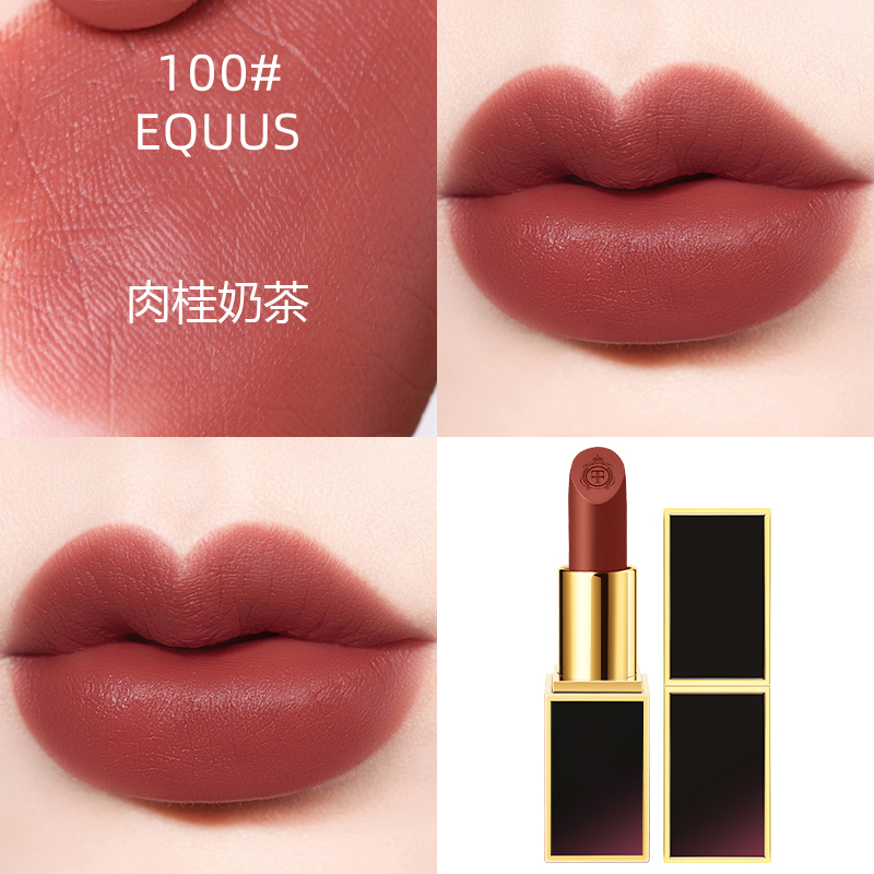 Big Brand Genuine Tf Lipstick Black Tube 100 Cinnamon Milk Tea Color Bitter Peach Limited 16 Skali Red 307 Matte Lipstick