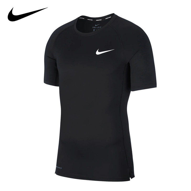 Nike Nike men's PRO training short sleeve top DRI-FIT quick-drying sports tights BV5632