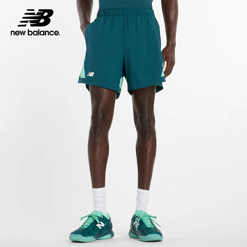 New Balance Tennis Wear Sports Shorts Men's Running Training Pants Nb Genuine Sports Casual Style Shorts