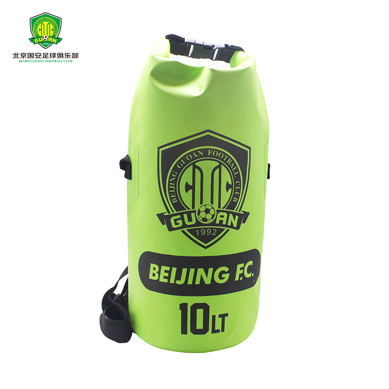 Beijing Guoan official 10L volume out of the storage bag shoulder beach waterproof backpack bag