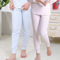 Mùa thu và mùa đông trẻ em cotton Nam cực rộng quần rộng eo ấm áp bé trai và bé gái ba lớp dày quần mùa thu bán quần tất thu đông nam nữ