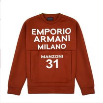 EA Armani Mens Chest Letter LOGO Casual Loose Sweatshirt Danny Global Shopping US Station