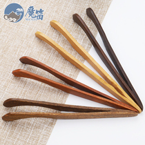Tea clips tea tweezers copper tea clips non-slip cup clips Kung Fu tea set accessories stainless steel tea cup clips tea tweezers