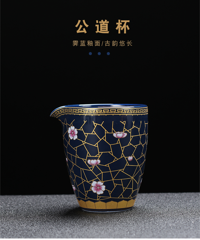 The flute imitation an inset jades was suit household retro kung fu tea cups jingdezhen ceramic tea pot lid bowl of office