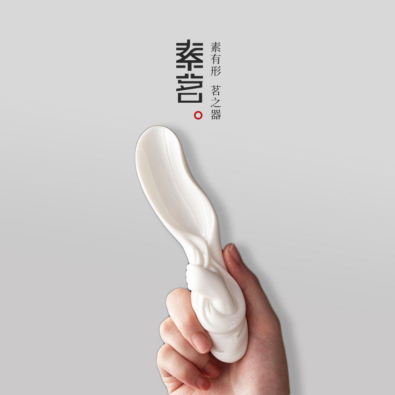 Su Ming creative Chinese-style national style solid color ceramic white porcelain Kung Fu tea brewing tea utensils tea set tea ceremony accessories small tea rules