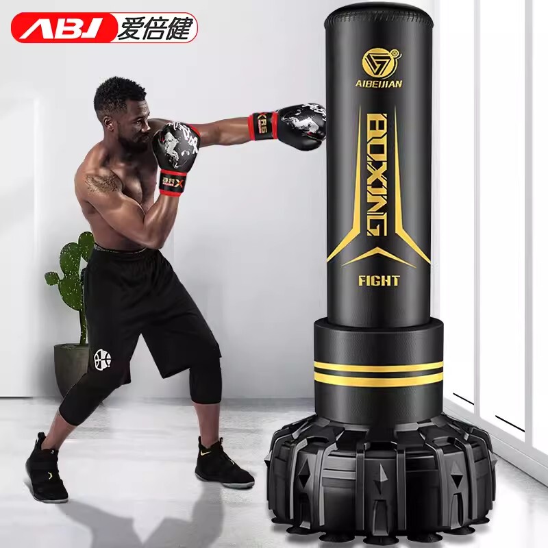 Xinjiang Boxing Sandbag Standing Type for Adults and Children, Sanda Taekwondo Training Sandbag, Boxing Target, Home Fitness Equipment