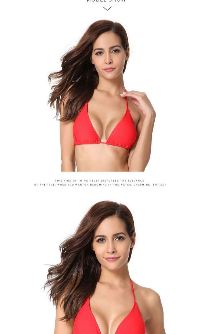 2018 mới áo tắm gợi cảm châu Âu và Mỹ áo tắm đơn nữ áo ba lỗ bikini bãi biển bo bikini