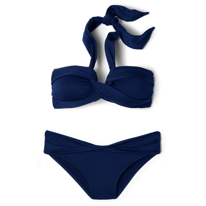 Recommended art exam black hanging neck bikini swimsuit women small breasts gather large breasts sexy sins white bideni