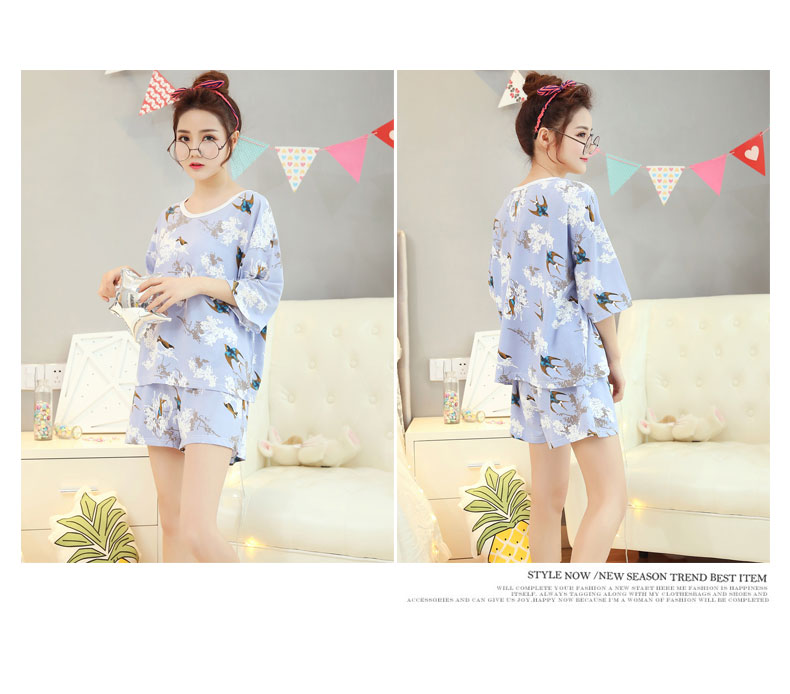 Pyjama pour femme à manche courte - Ref 2998451 Image 16