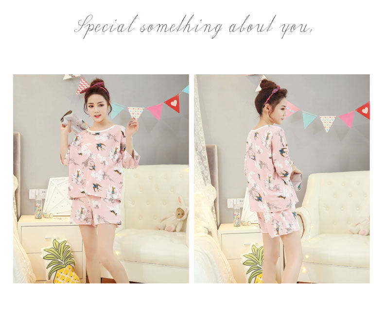 Pyjama pour femme à manche courte - Ref 2998451 Image 9