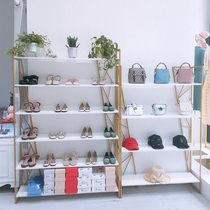 Shoe store shoe rack clothing store bag display rack boutique shop floor Multi-Layer Display rack cosmetics shelf