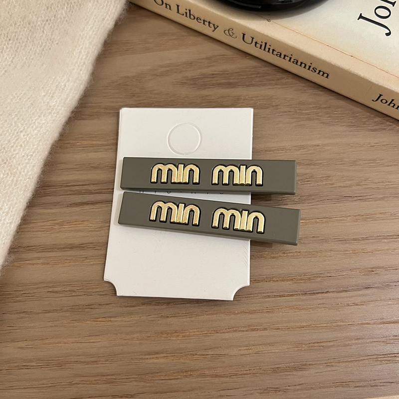 images 4:Color letter hair clip headdress clip Liu Hai clip front forehead clip small clip to the side of the clip