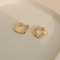 Brief Personality Ear Button Geometric Square Ear Nail 2022 New Tide Earrings Earrings With Superior Atmospheric Earrings