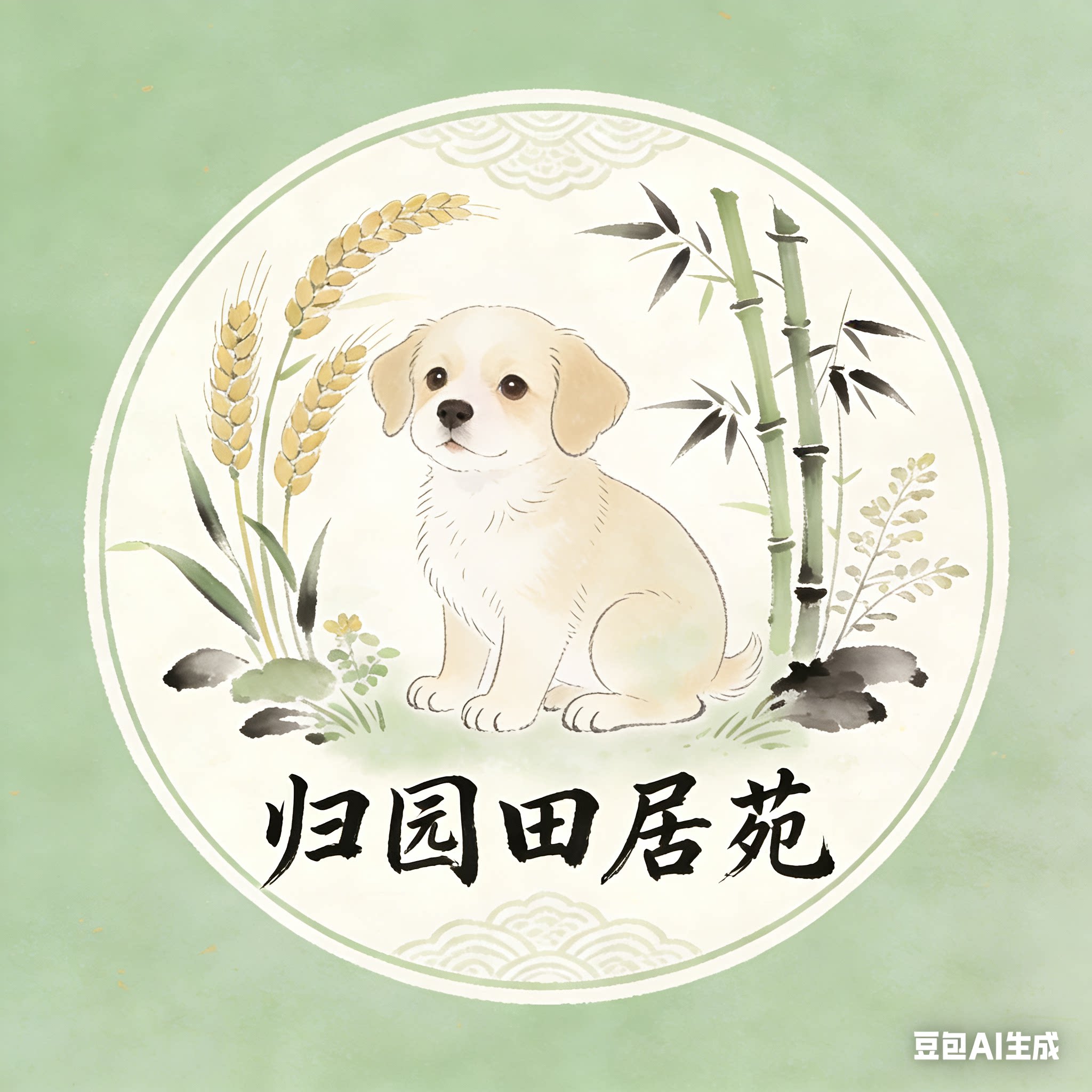 归园田居苑的LOGO