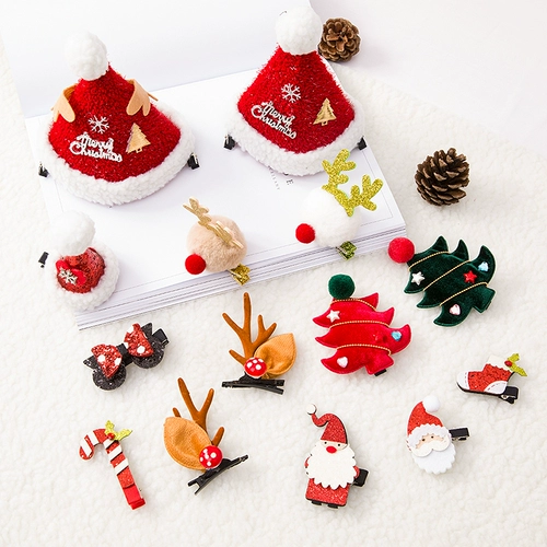 Рождественский детский мультяшный милый аксессуар для волос подходит для мужчин и женщин для друга, подарок на день рождения