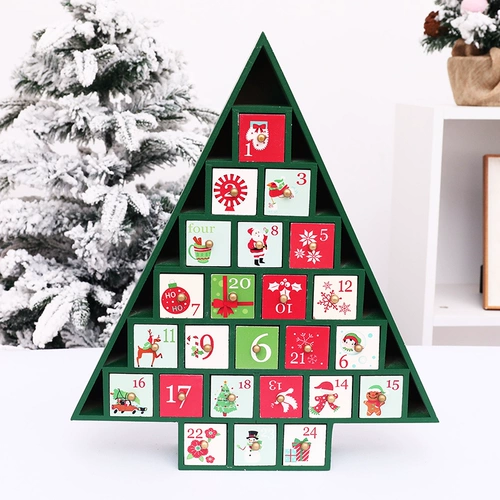 Деревянный декор, детский рождественский календарь, подарок на день рождения