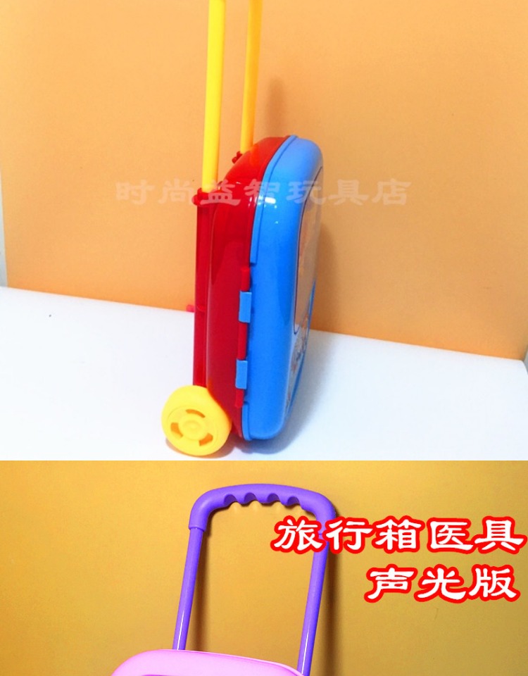 Ống nghe bác sĩ đồ chơi trẻ em đặt 3-6 tuổi nam bé hộp thuốc bé gái chơi nhà tiêm mô phỏng trò chơi lắp ghép