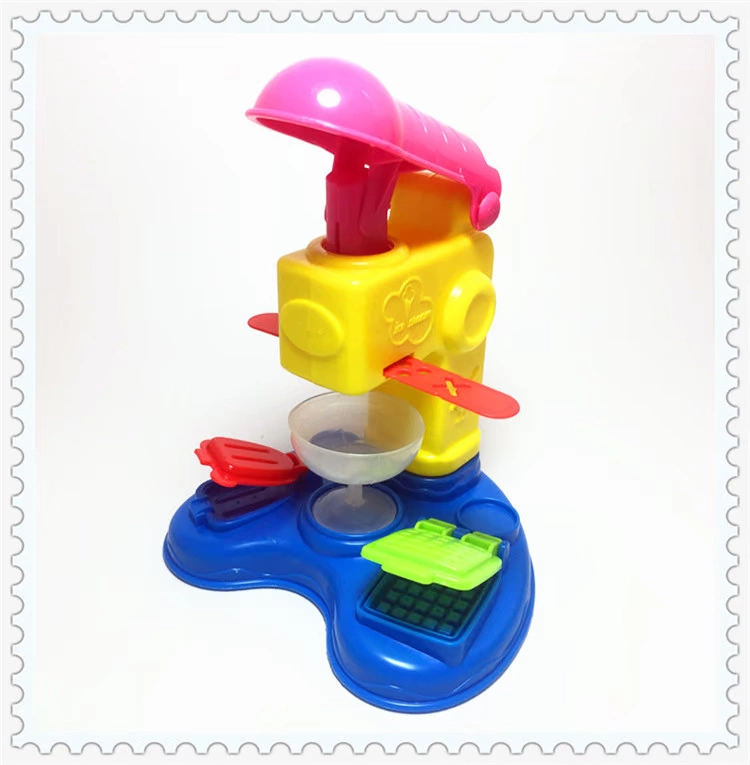 Trẻ em 3D plasticine máy làm kem màu đất sét đất sét công cụ khuôn không độc hại như da bùn cô gái đồ chơi bộ - Đất sét màu / đất sét / polymer đất sét,