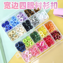 Color round shirt buckle High-end Resin Button 100 lap dresses Women opening shirt Shirt Cuff Decorative Buckle Accessories