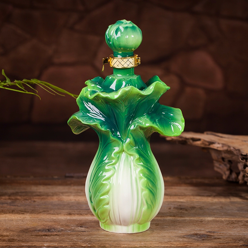 Jingdezhen 1 kg 5 kg 珐琅彩 百 财 如意 陶瓷 白 瓶 瓶 摆 kho rượu nhà rượu ly uống whisky