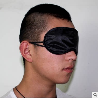 Simple outdoor camping eye mask shading sleep game expansion travel to relieve eye fatigue sleep polyester fiber eye mask