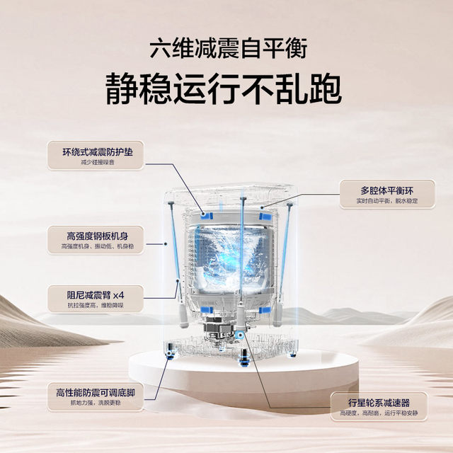 Haier Xqb80-Z10D0 8kg Household Mini Ultra-Clean Automatic Washing Machine with Mite Removal for Rental Apartments