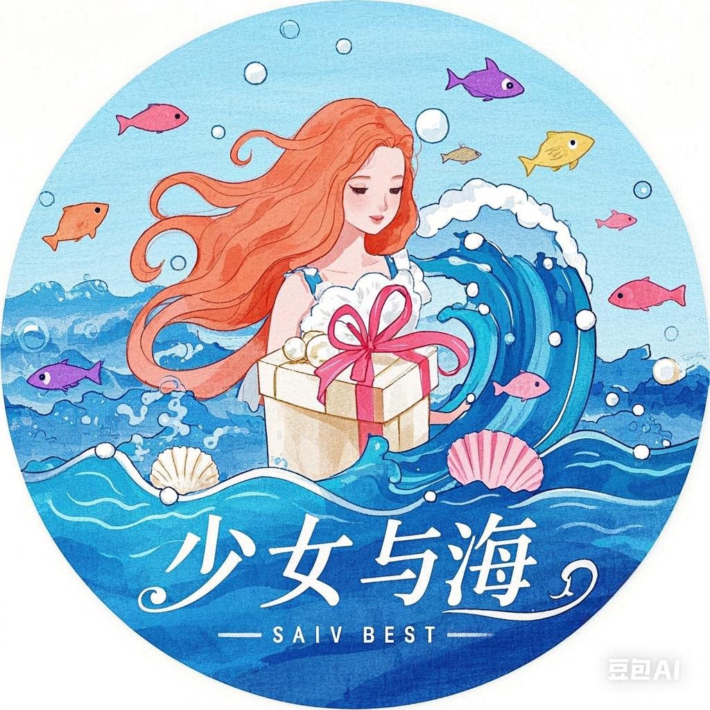 少女与海礼品定制的LOGO
