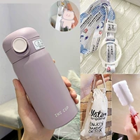 Сиреневый стакан, подвеска, сумка через плечо, 350 мл, с медвежатами