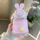 Высококачественная милая пластиковая летняя портативная детская трубочка со стаканом для школьников