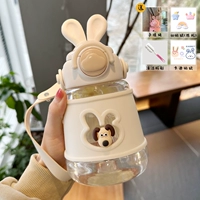 Белая ручка, наклейка, 720 мл, 3D