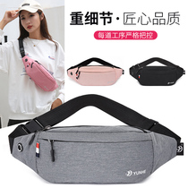 Double-layer Western-style waist bag multi-functional new mens and womens fashion Oxford cloth leisure yoga sports outdoor riding small bag